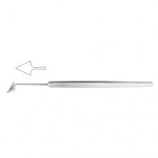 Jaeger Keratome Fig. 2 - Angled Stainless Steel, 13 cm - 5" 